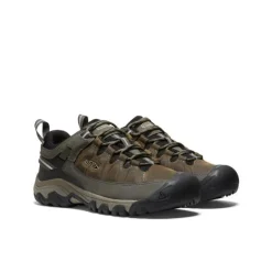 Walking Shoes|Waterproof Hiking Boots For Men*XLfeet Inc. Keen Targhee III Waterproof Wide - Bungee Cord / Black