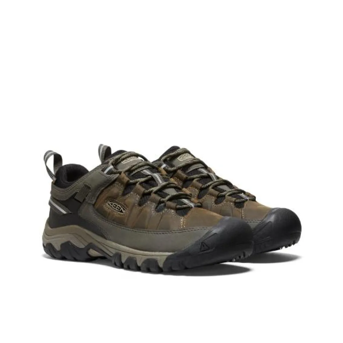Walking Shoes|Waterproof Hiking Boots For Men*XLfeet Inc. Keen Targhee III Waterproof Wide - Bungee Cord / Black