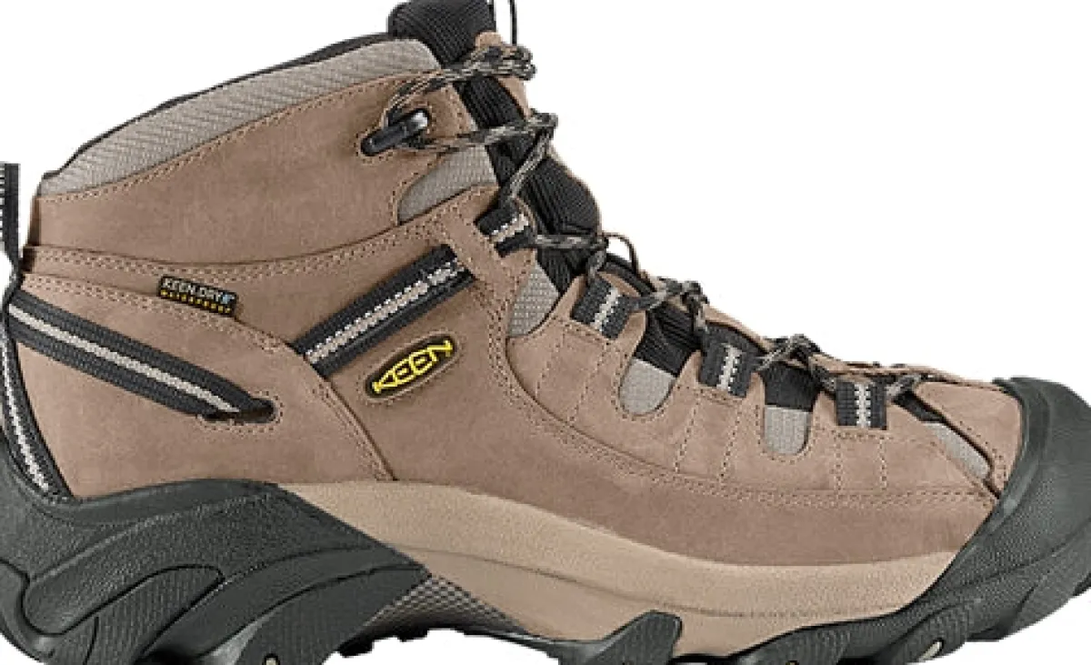 Walking Shoes|Waterproof Hiking Boots For Men*XLfeet Inc. Keen Targhee II Mid - Shitake/Brindle