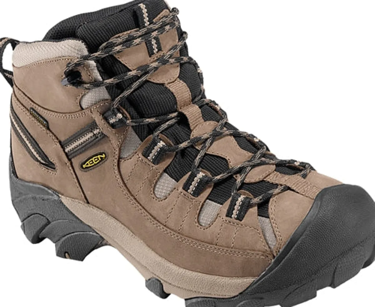 Walking Shoes|Waterproof Hiking Boots For Men*XLfeet Inc. Keen Targhee II Mid - Shitake/Brindle