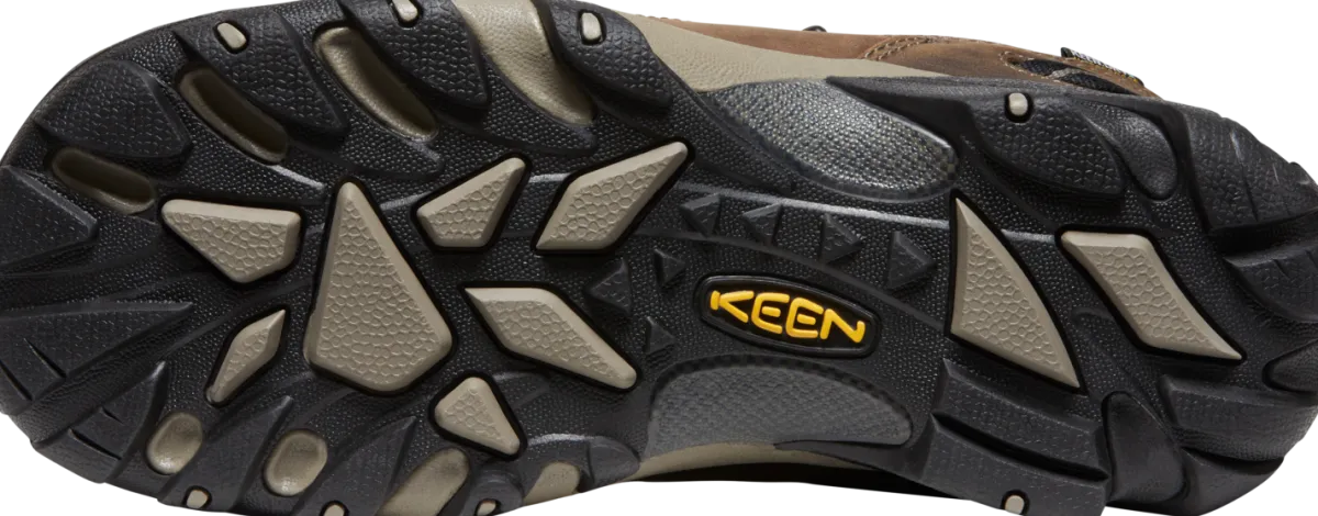Walking Shoes|Waterproof Hiking Boots For Men*XLfeet Inc. Keen Targhee II Mid Wide - Shitake/Brindle
