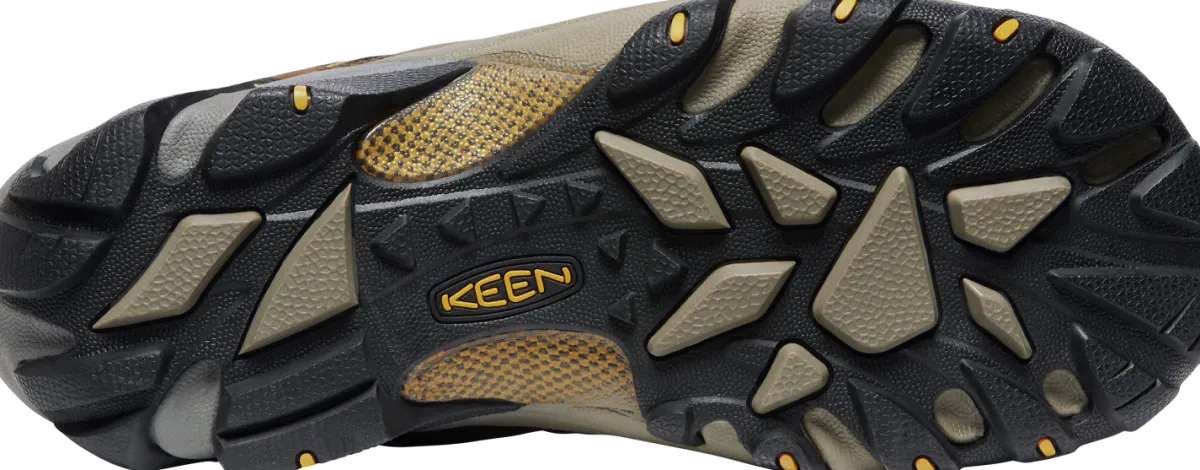 Walking Shoes|Waterproof Hiking Boots For Men*XLfeet Inc. Keen Targhee II WP Wide - Cascade Brown / Golden Yellow