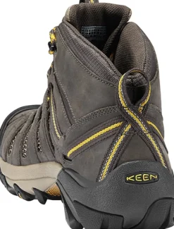 Walking Shoes|Waterproof Hiking Boots For Men*XLfeet Inc. Keen Voyageur Mid - Raven / Tawny Olive