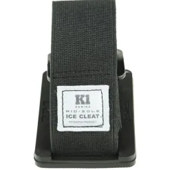 Ice Cleats|Traction Aid*XLfeet K1 Series Mid-Sole Ice Cleat - High Profile - Black