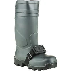 Ice Cleats|Traction Aid*XLfeet K1 Series Mid-Sole Ice Cleat - High Profile - Black