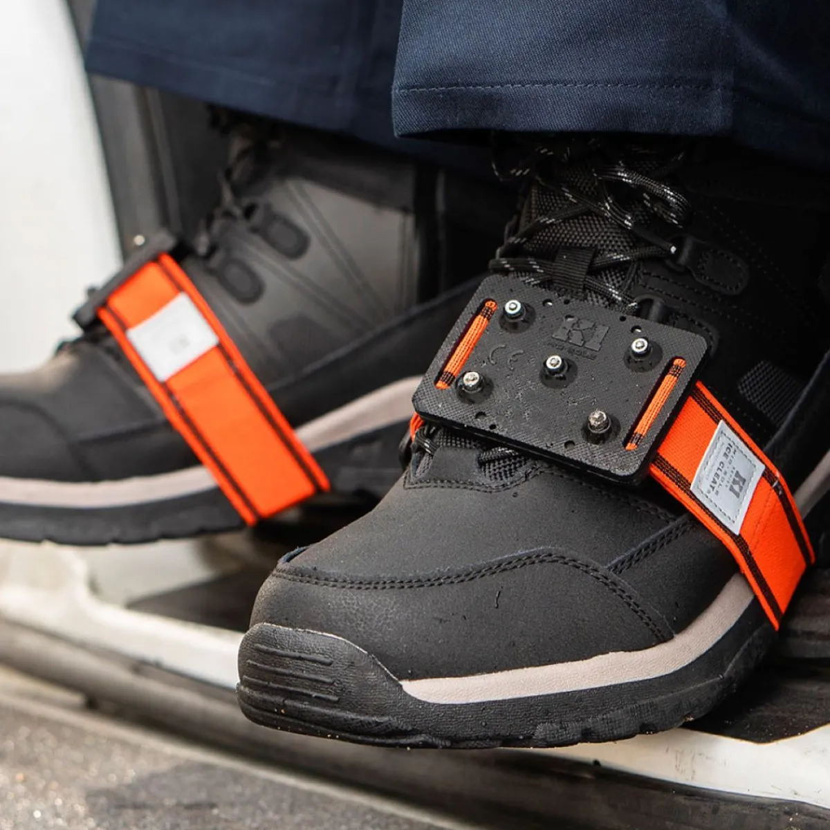 Ice Cleats|Traction Aid*XLfeet K1 Series Mid-Sole Ice Cleat - Low Profile