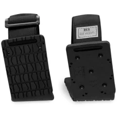 Ice Cleats|Traction Aid*XLfeet K1 Series Mid-Sole Ice Cleat - Slim Profile - Black