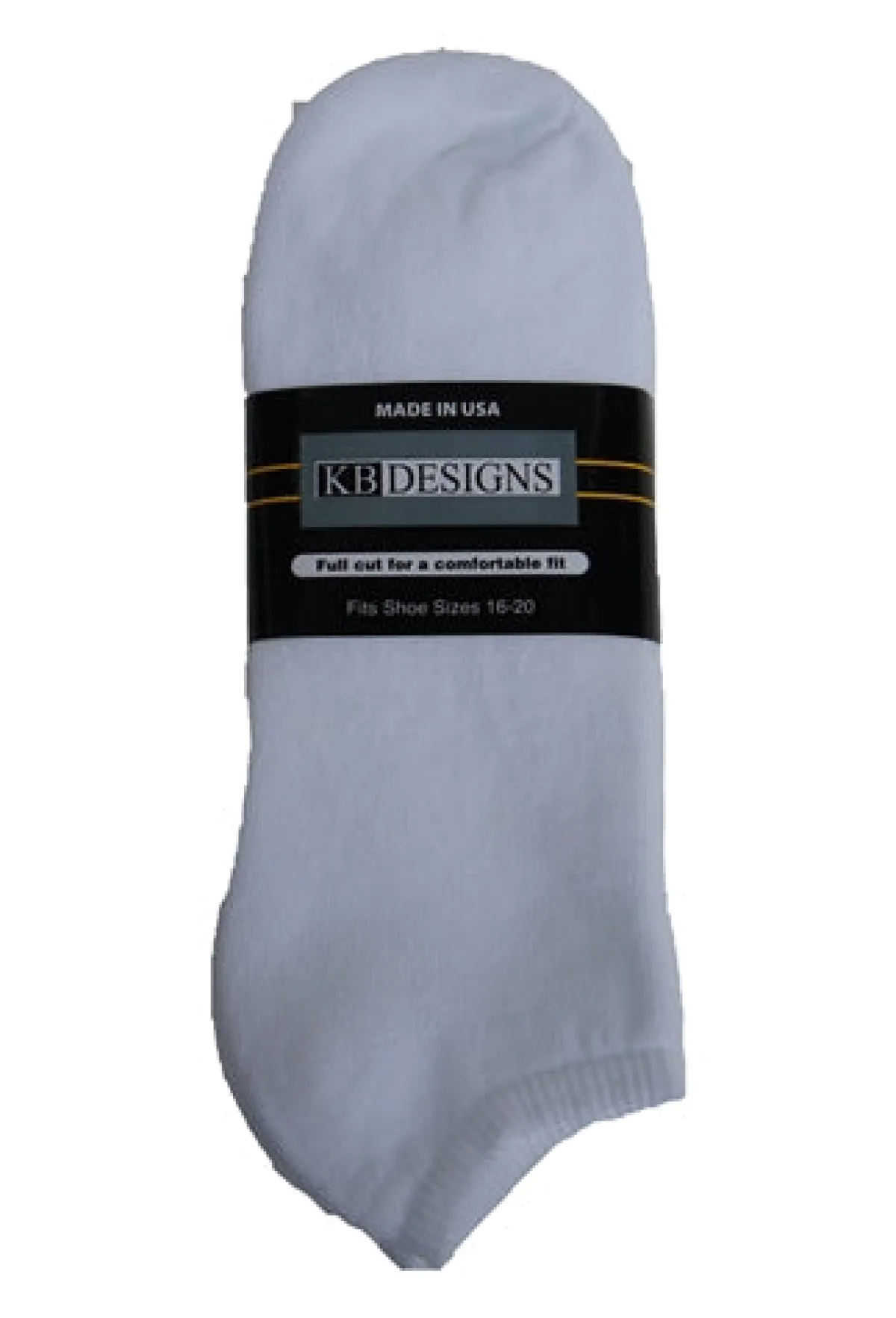 No Show Socks|Postal Approved Socks*XLfeet Inc. Large Size No-Show Athletic Ankle Socks White - 3 pack