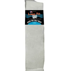 Extra Wide Socks|Crew Socks*XLfeet Inc. Loose Fit Stays Up! White Medical Crew Socks to EEEEE - Single Pair