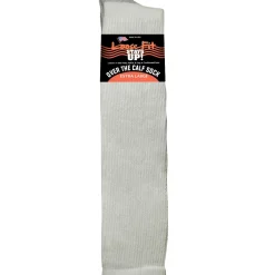 Extra Wide Socks|Over The Calf Socks*XLfeet Inc. Loose Fit White Over the Calf Socks to EEEEE - Single Pair