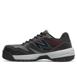 Work Shoes For Men*XLfeet Inc. New Balance Composite Toe 589 ESD Athletic Work Shoes - Black / Toro Red