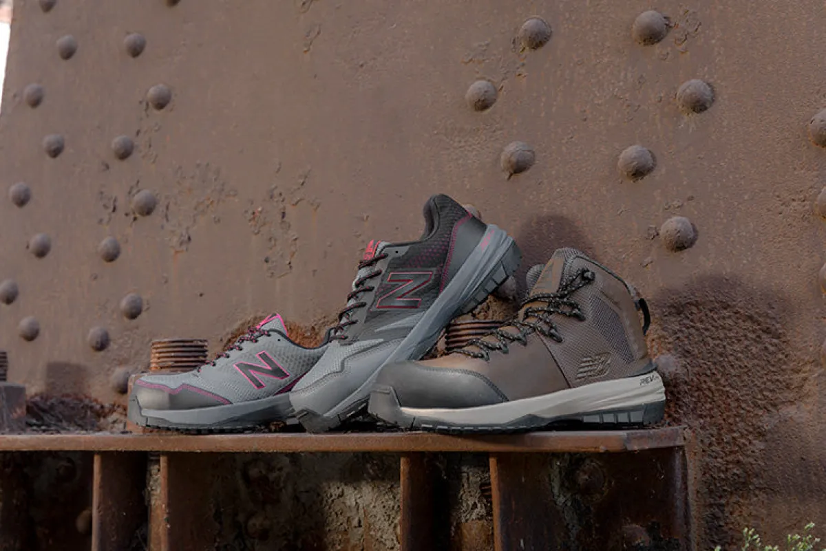 Composite Toe Boots|6" Work Boots*XLfeet Inc. New Balance 989 Composite Toe Work Boots - Black