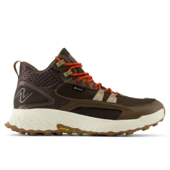 Walking Shoes|Athletic Shoes For Men*XLfeet Inc. New Balance Fresh Foam X Hierro Mid GTX Mens Running Shoe - Dk Mushroom / Blk Coffee / Neo Flame