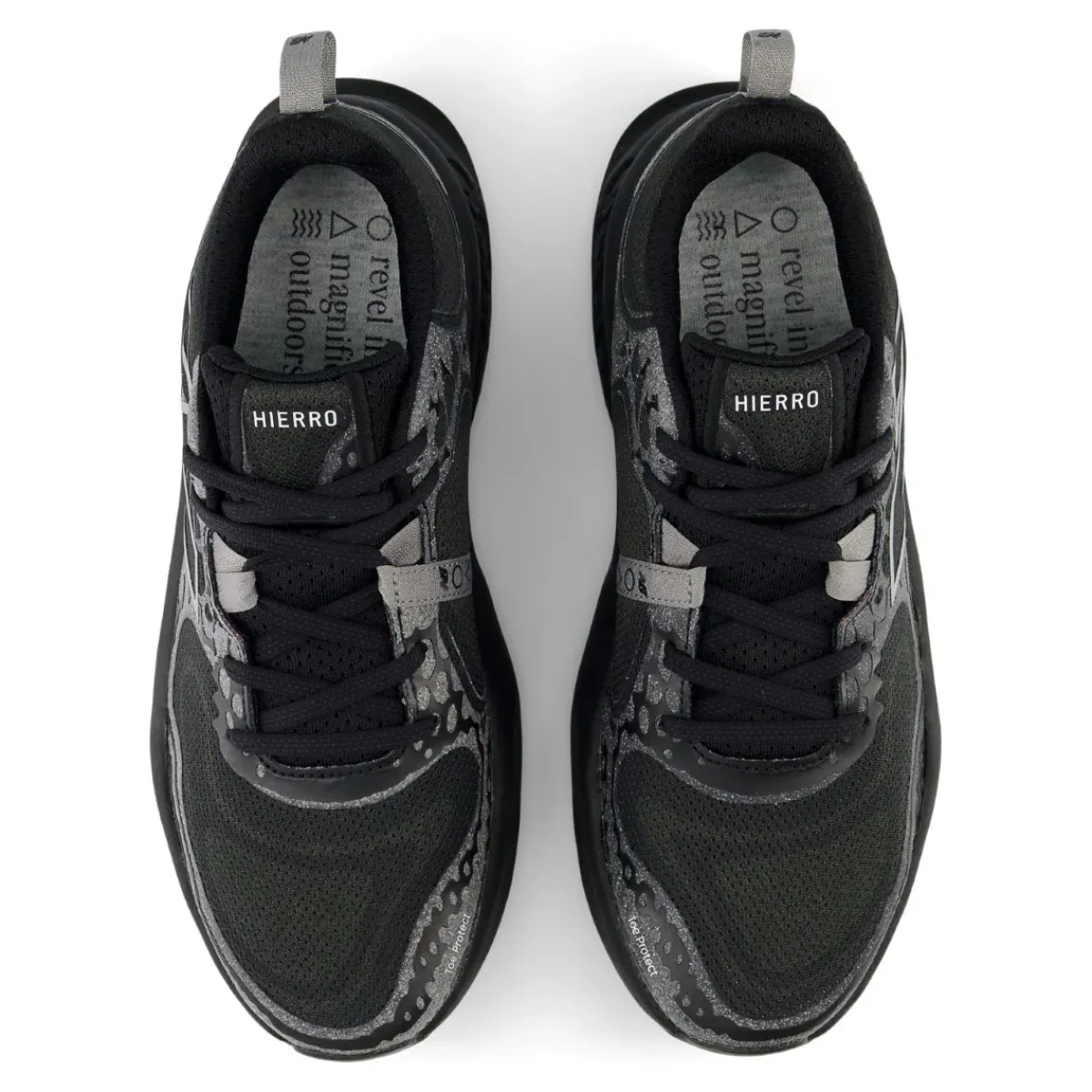 Athletic Shoes For Men*XLfeet Inc. New Balance Hierro v8 Mens Running Shoe - Black / Shadow Grey