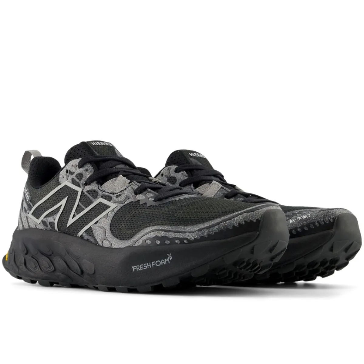 Athletic Shoes For Men*XLfeet Inc. New Balance Hierro v8 Mens Running Shoe - Black / Shadow Grey