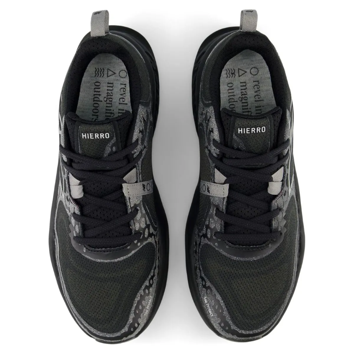 Athletic Shoes For Men*XLfeet Inc. New Balance Hierro v8 Mens Running Shoe - Black / Shadow Grey