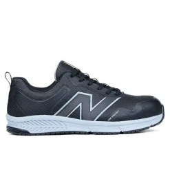 Work Shoes For Men*XLfeet Inc. New Balance Mens Evolve Work Shoe - Alloy Toe EH - Black/Grey