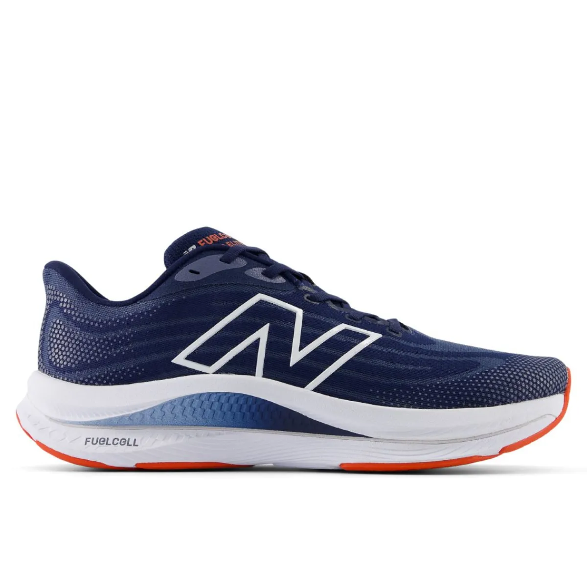 Walking Shoes|Athletic Shoes For Men*XLfeet Inc. New Balance Mens FuelCell Walker Elite - NB Navy/White/Neo Flame