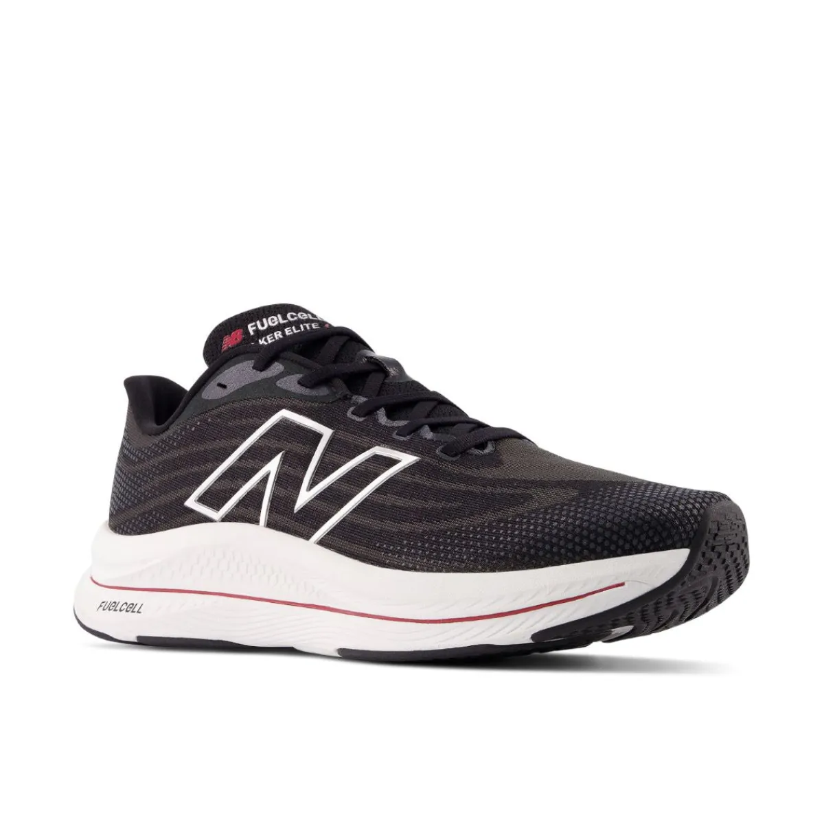 Walking Shoes|Athletic Shoes For Men*XLfeet Inc. New Balance Mens FuelCell Walker Elite - Black/Team Red/Silver
