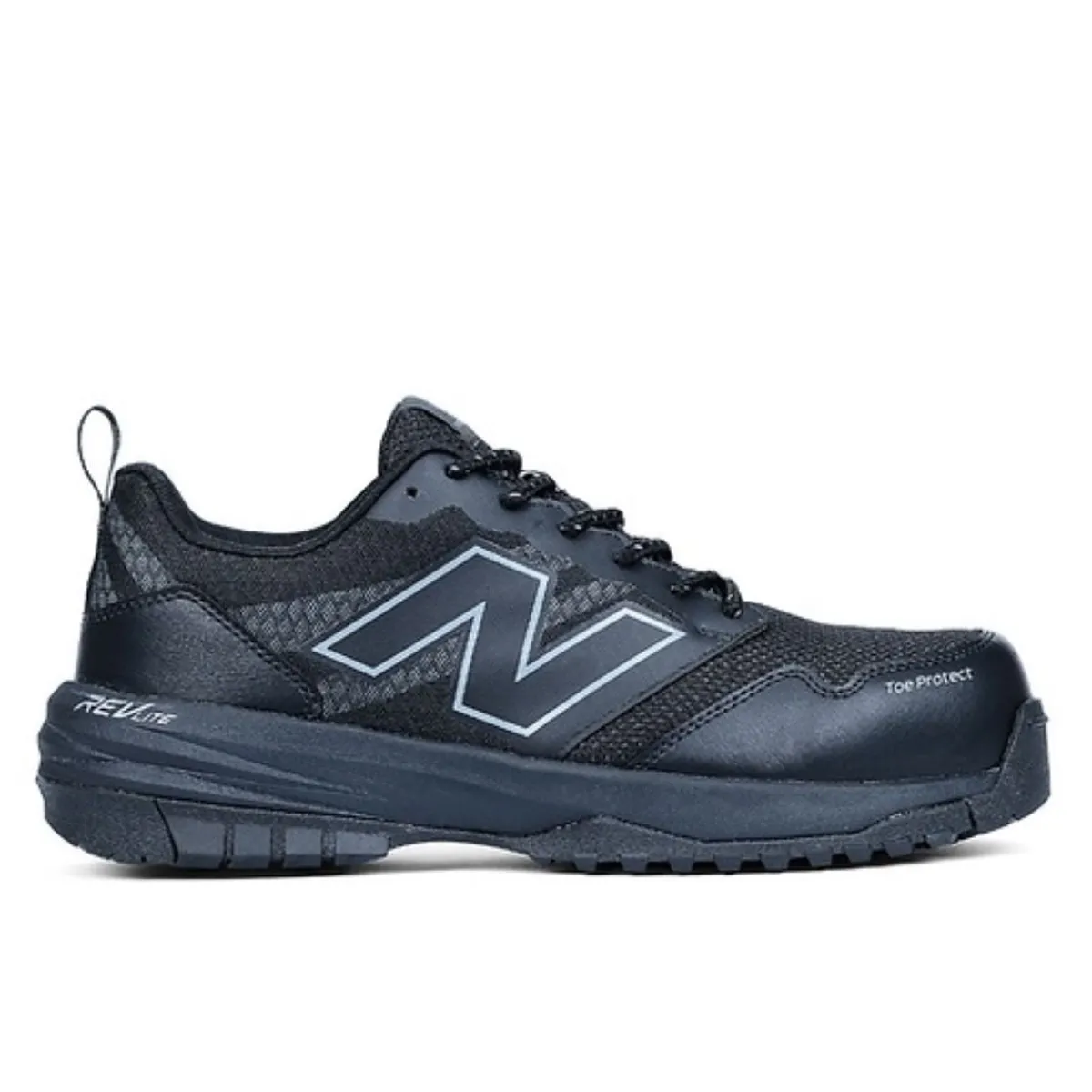 Work Shoes For Men*XLfeet Inc. New Balance Mens Quikshift Work Shoe - Composite Toe EH - Black/Black