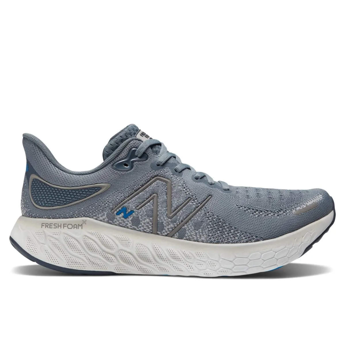 Walking Shoes|Athletic Shoes For Men*XLfeet Inc. New Balance 1080v12 Fresh Foam X - Steel / Serene Blue