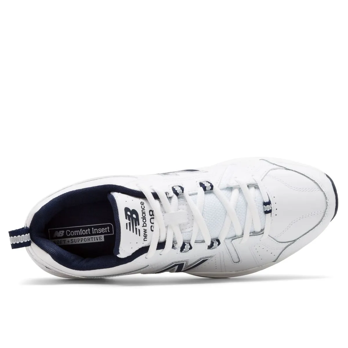 Walking Shoes|Casual Shoes*XLfeet Inc. New Balance 608v5 Men’s Casual Shoe - White/Navy