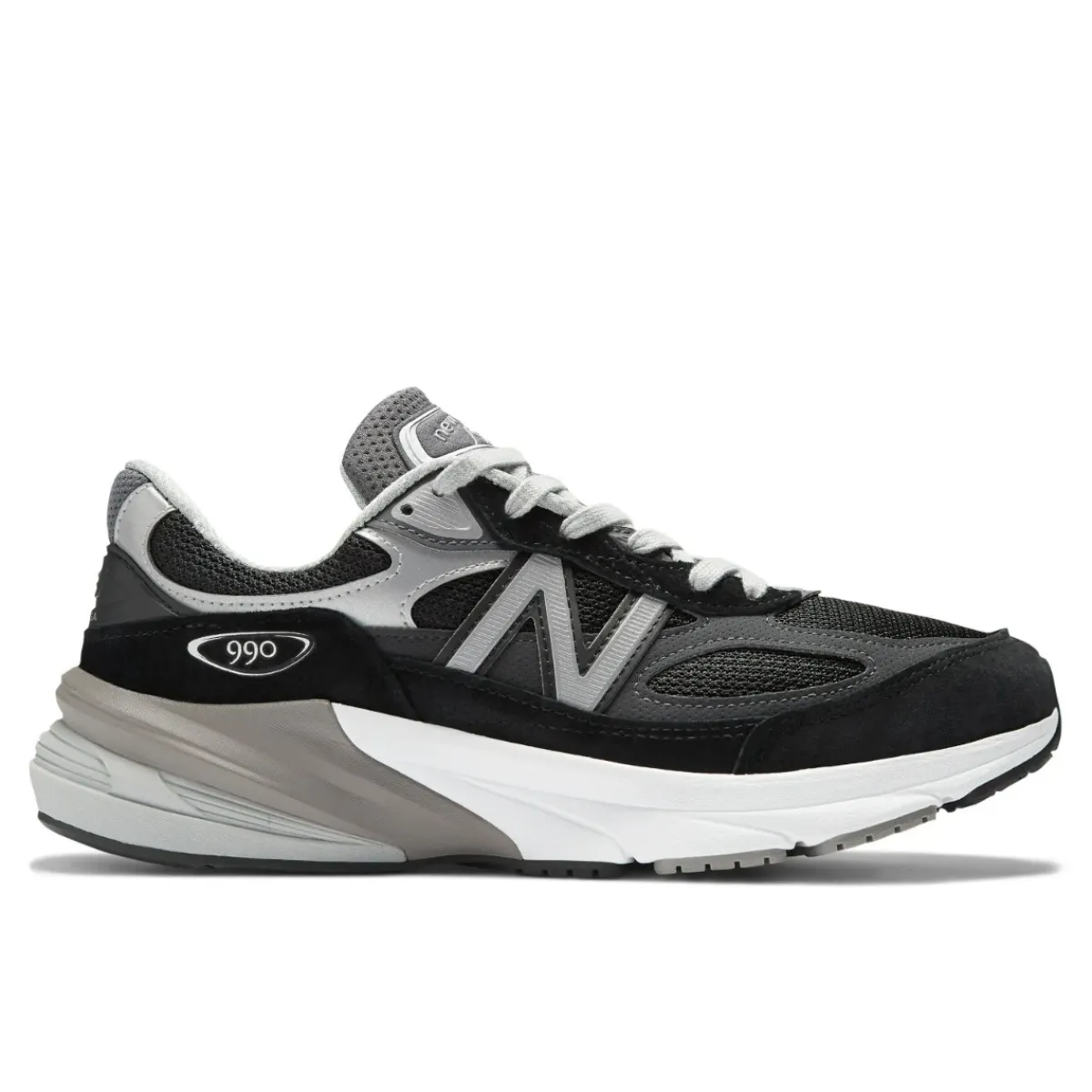 Athletic Shoes For Men*XLfeet Inc. New Balance 990v6 Men's Running Shoe - Black/White