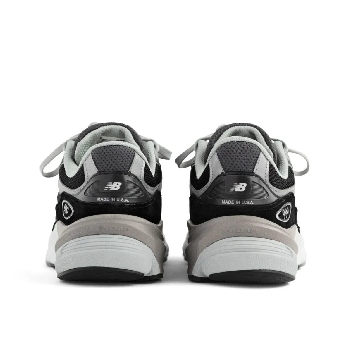 Athletic Shoes For Men*XLfeet Inc. New Balance 990v6 Men's Running Shoe - Black/White