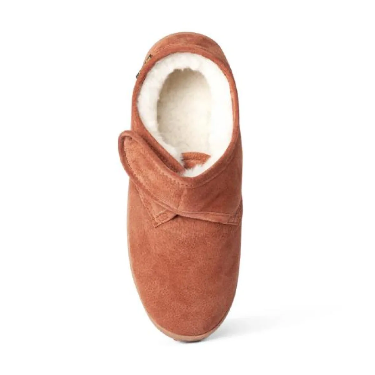 Slippers*XLfeet Inc. Old Friend Mens Adjustable Closure Bootee