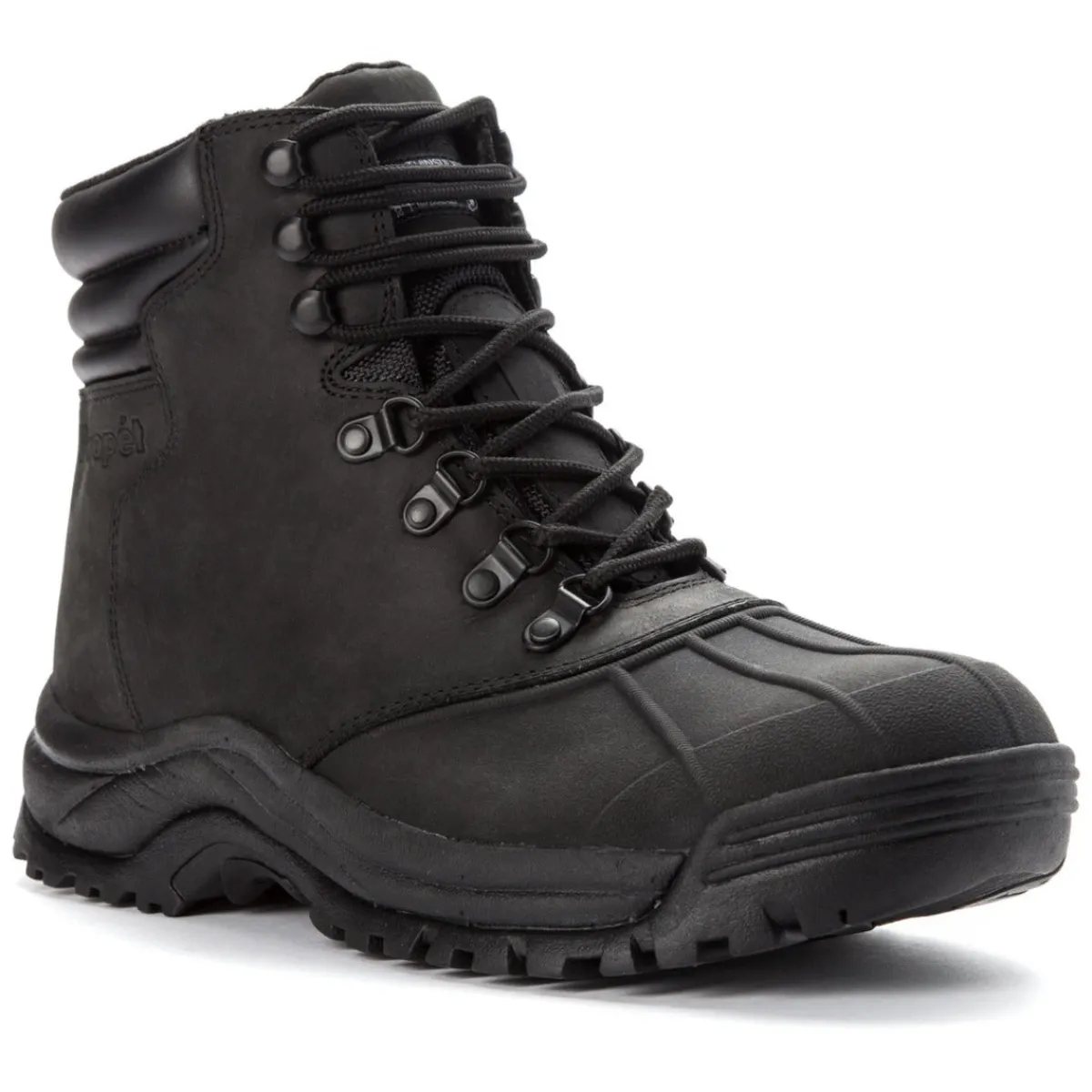 Rubber And Insulated Boots*XLfeet Inc. Propet Blizzard Mid Lace - Black
