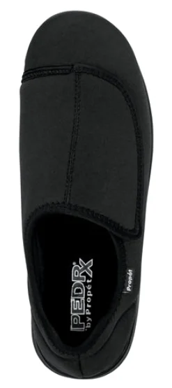 Slippers*XLfeet Inc. Propet Cush'N Foot Black Slipper