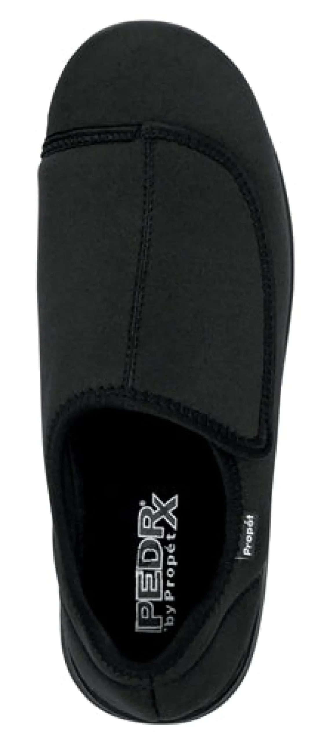 Slippers*XLfeet Inc. Propet Cush'N Foot Black Slipper