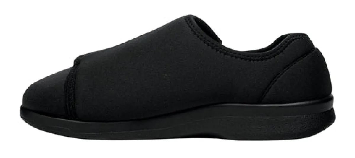 Slippers*XLfeet Inc. Propet Cush'N Foot Black Slipper