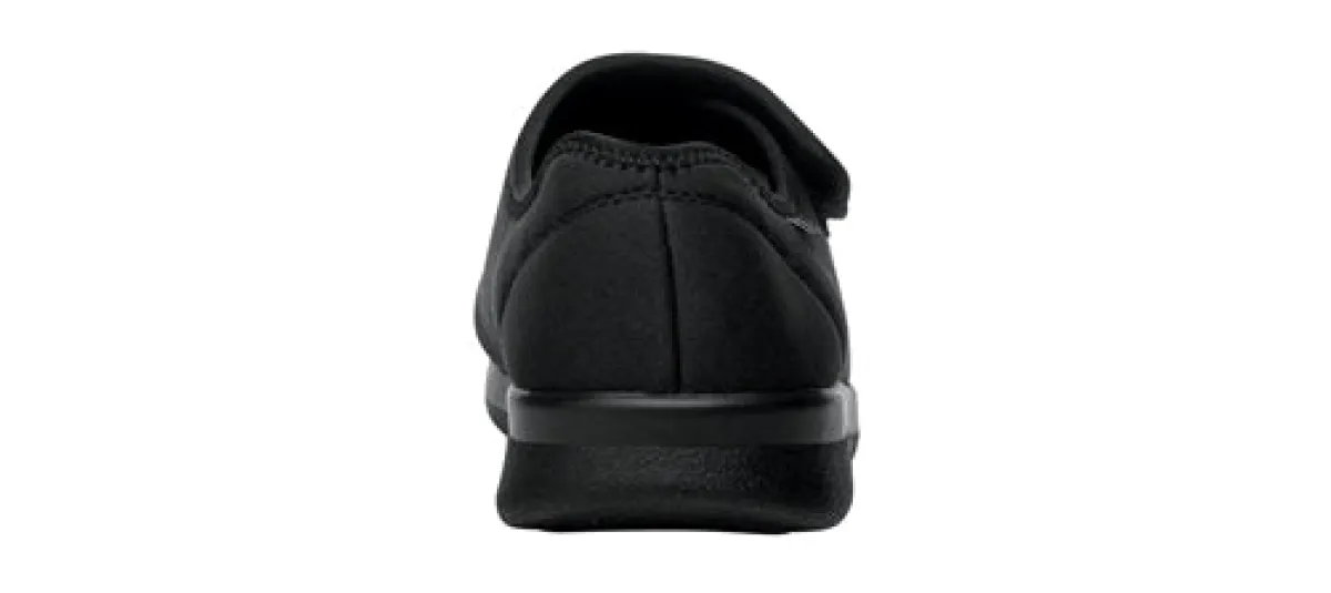 Slippers*XLfeet Inc. Propet Cush'N Foot Black Slipper