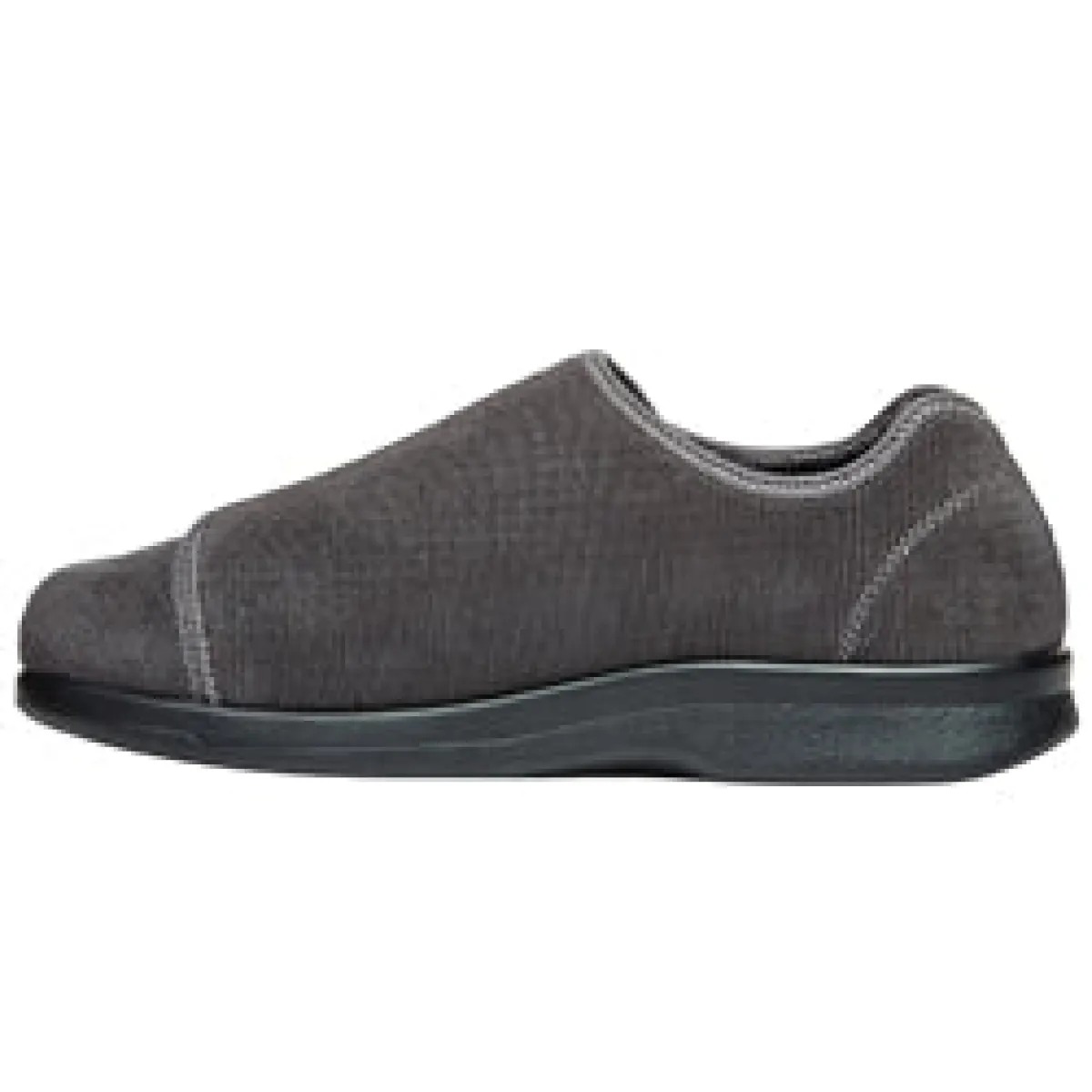 Slippers*XLfeet Inc. Propet Cush'N Foot Slipper - Slate Corduroy