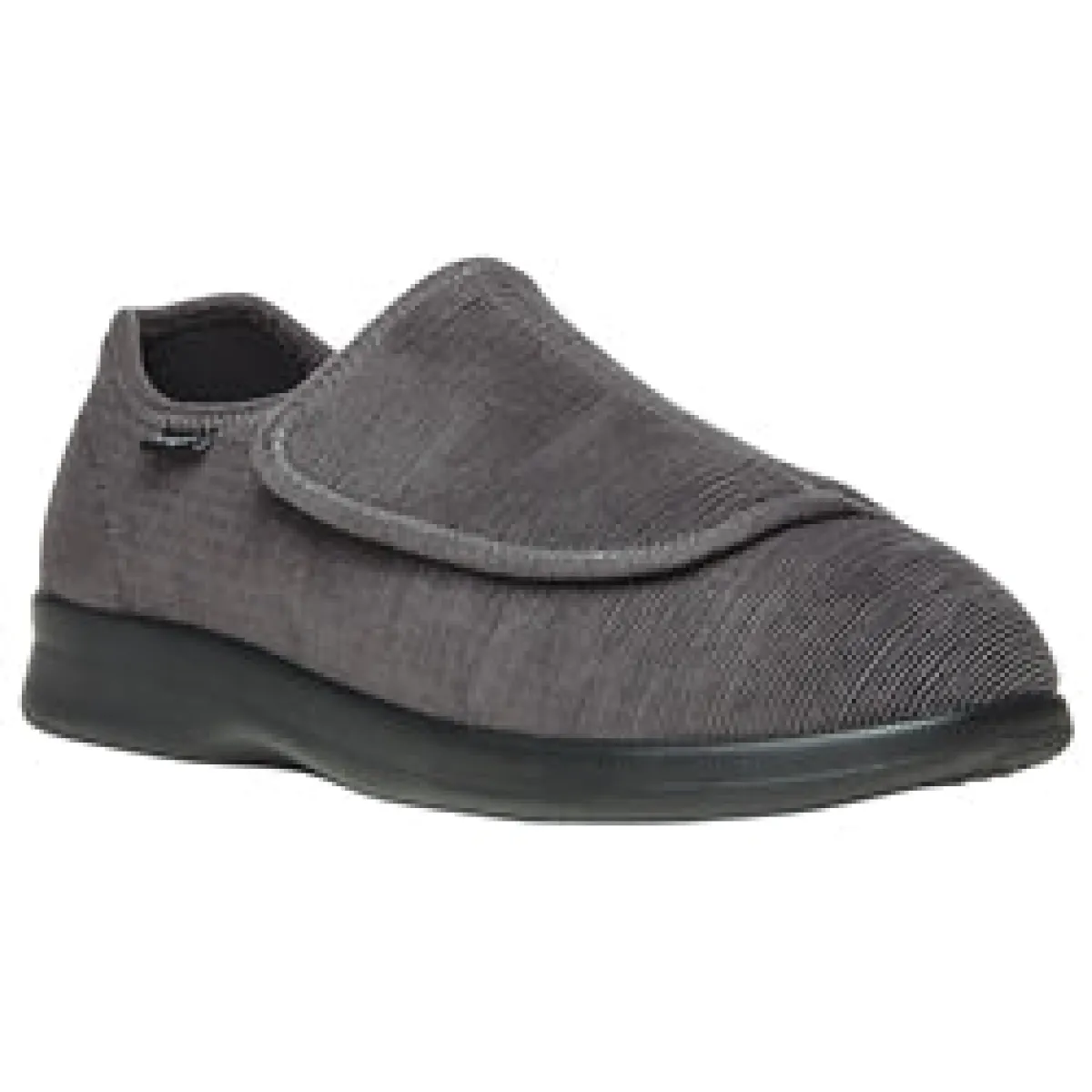 Slippers*XLfeet Inc. Propet Cush'N Foot Slipper - Slate Corduroy