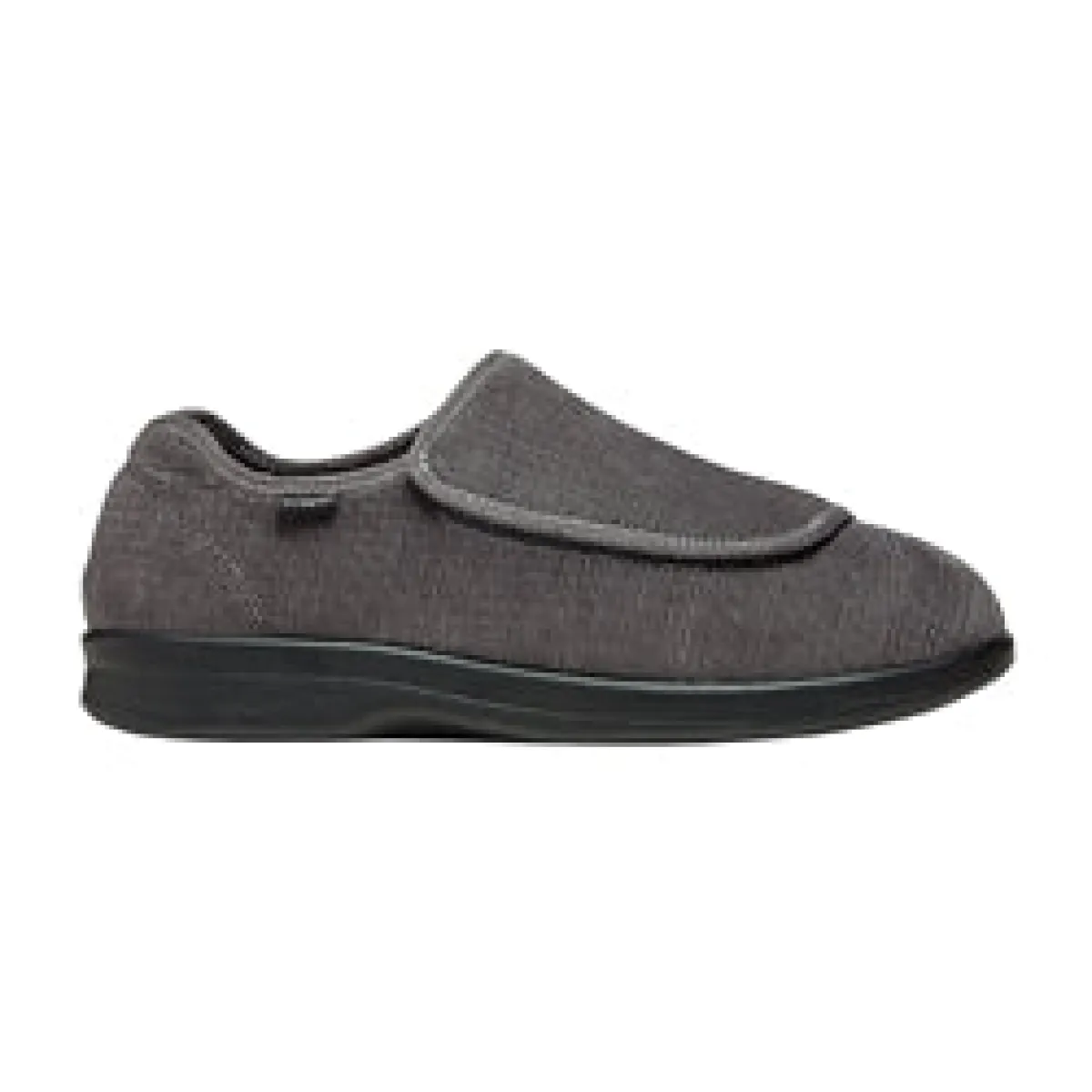 Slippers*XLfeet Inc. Propet Cush'N Foot Slipper - Slate Corduroy
