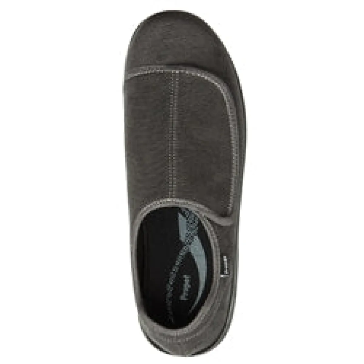 Slippers*XLfeet Inc. Propet Cush'N Foot Slipper - Slate Corduroy