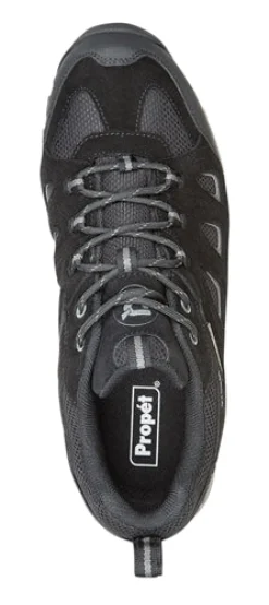 Walking Shoes|Waterproof Hiking Boots For Men*XLfeet Inc. Propet Preferred Ridge Walker Low - Black