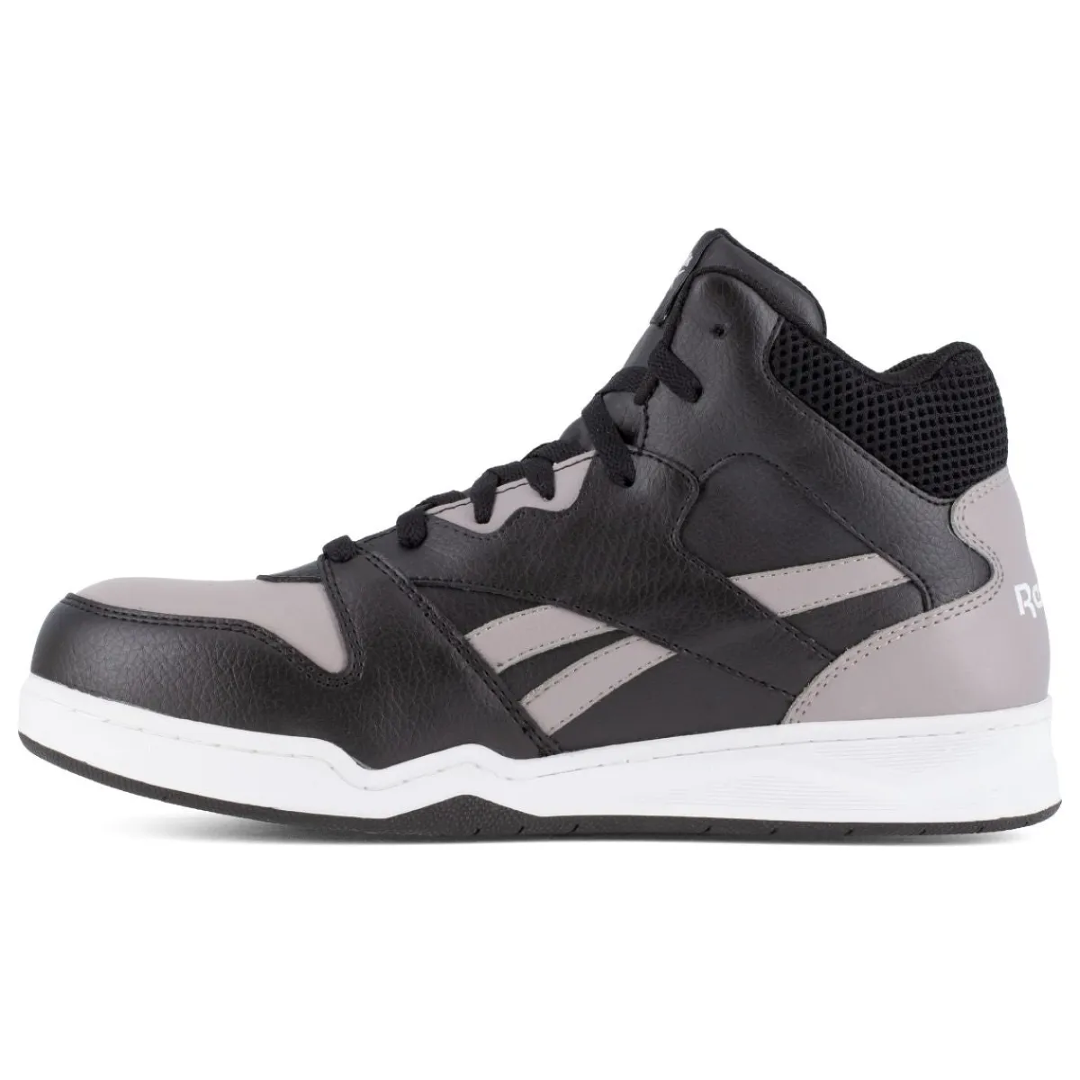 Composite Toe Boots|Work Boots*XLfeet Inc. Reebok BB4500 Work RB4131 - Mens High Top Work Sneaker - Grey/Black