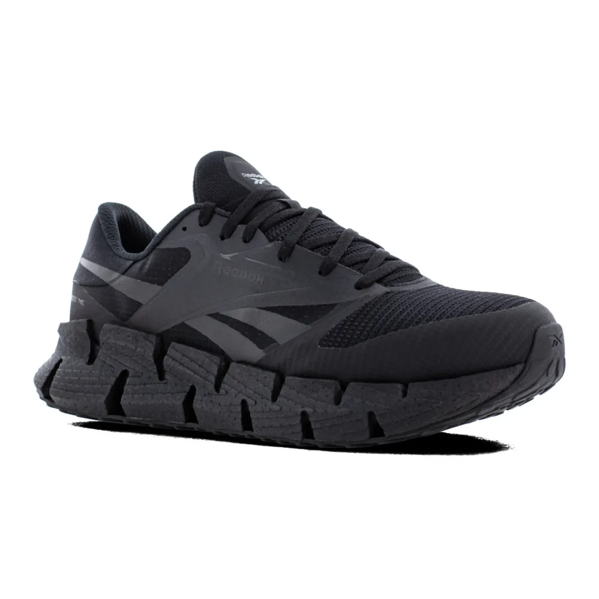 Work Shoes For Men*XLfeet Inc. Reebok FloatZig Composite Toe Athletic Work Shoe - Black
