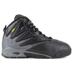 Work Shoes For Men*XLfeet Reebok The Blast Work RB9406 - Mens High Top Work Sneaker - Black/Dark Grey