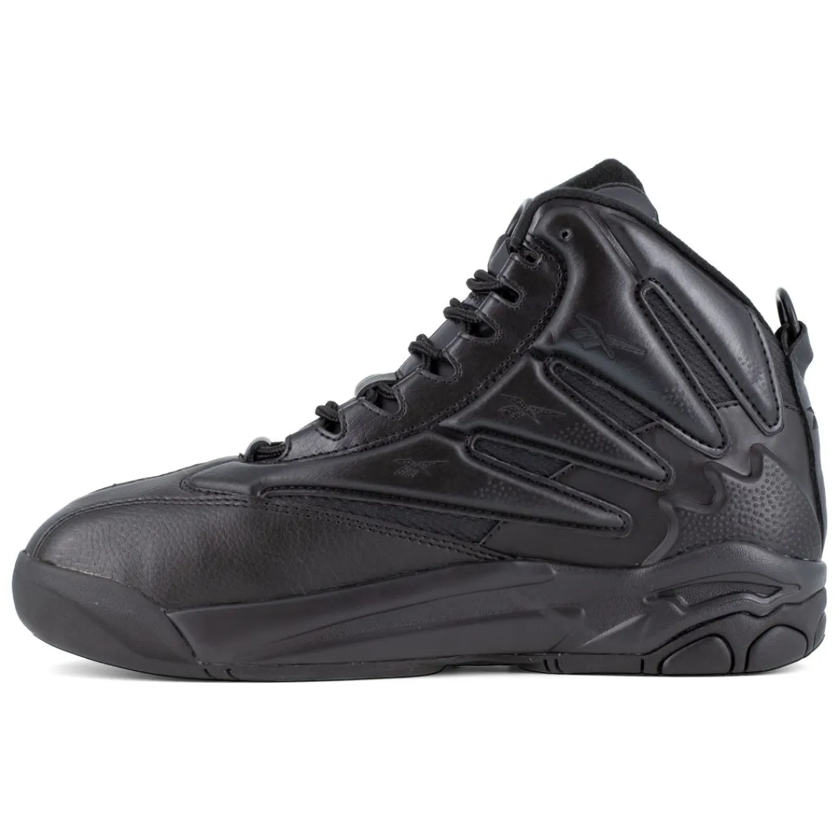 Work Shoes For Men*XLfeet Inc. Reebok The Blast Work RB9405 - Mens High Top Work Sneaker - Black