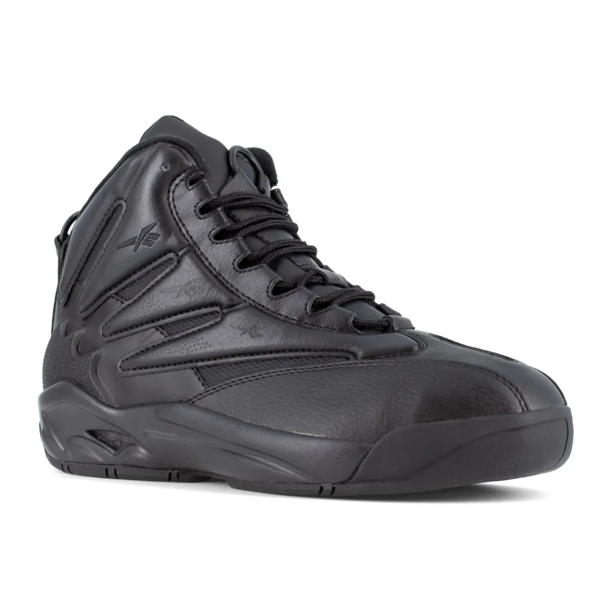 Work Shoes For Men*XLfeet Inc. Reebok The Blast Work RB9405 - Mens High Top Work Sneaker - Black