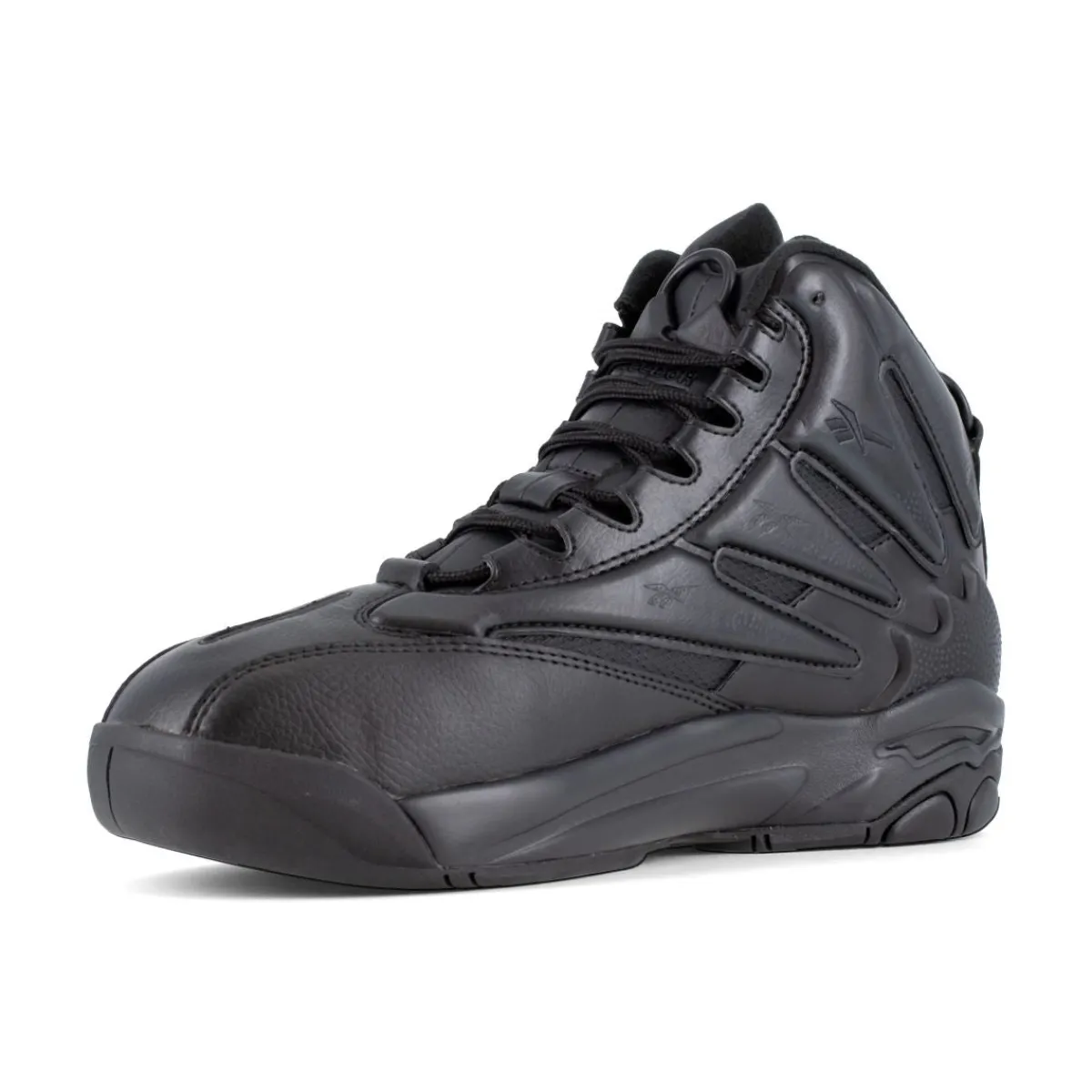 Work Shoes For Men*XLfeet Inc. Reebok The Blast Work RB9405 - Mens High Top Work Sneaker - Black