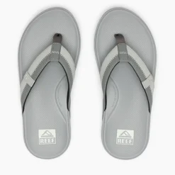 Flip Flops*XLfeet Reef Mens Cushion Phantom 2.0 - Grey/Grey