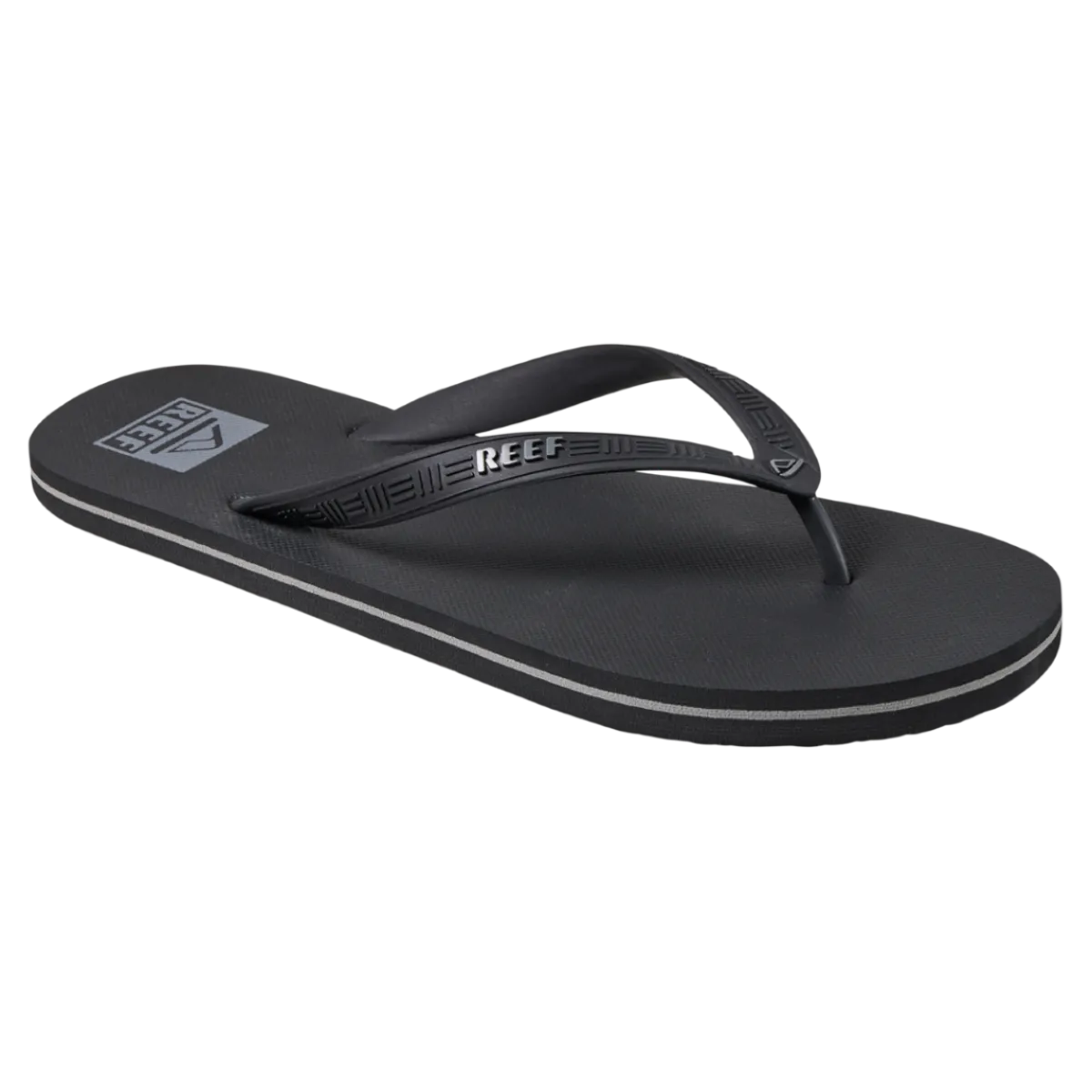 Flip Flops*XLfeet Inc. Reef Mens Reef Seaside - Black