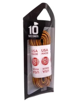 Funny Tee Shirts*XLfeet 10 Seconds Nylon Boot Laces | Gold N' Tan