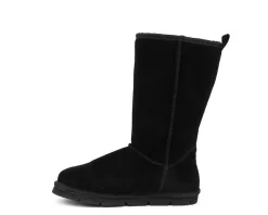 Slippers*XLfeet Inc. SuperLamb Mens Argali Ram 11 inch Boots - Black