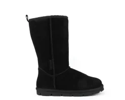 Slippers*XLfeet Inc. SuperLamb Mens Argali Ram 11 inch Boots - Black